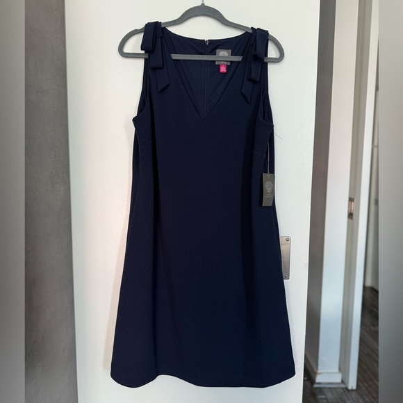 Vince Camuto Deep Blue Midi Dress - Picture 2 of 5